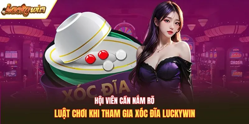 Hội viên cần nắm rõ luật chơi khi tham gia xóc đĩa Luckywin